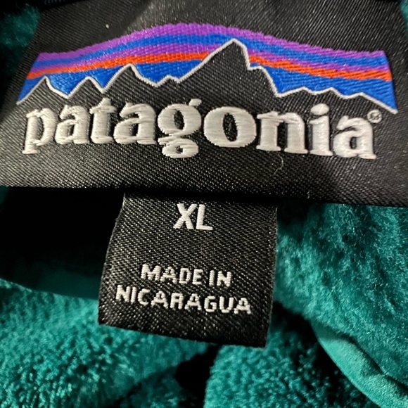 Patagonia Better Sweater 1/4- quarter zip Fleece Pullover Teal Women’s XL - Picture 5 of 6